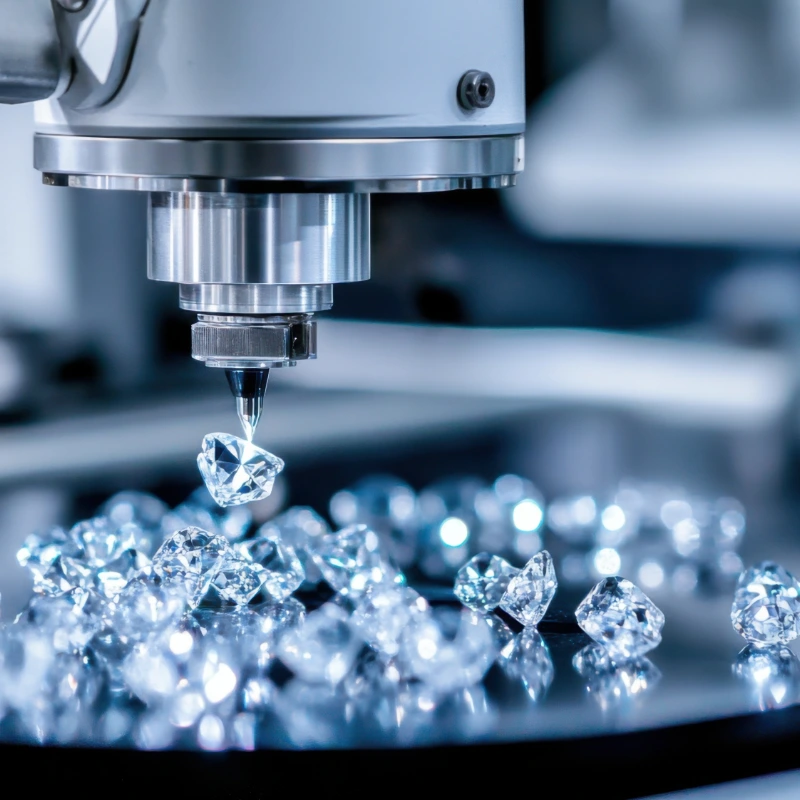 Diamant de synthèse fabriqué en usine