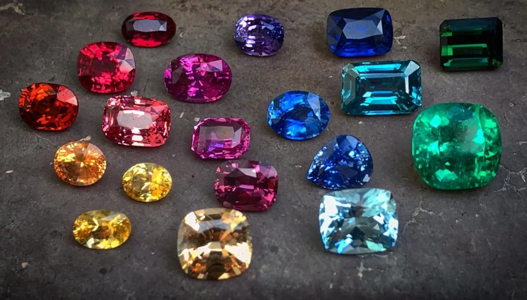 Collection de pierres fines et précieuses Oro et Baud